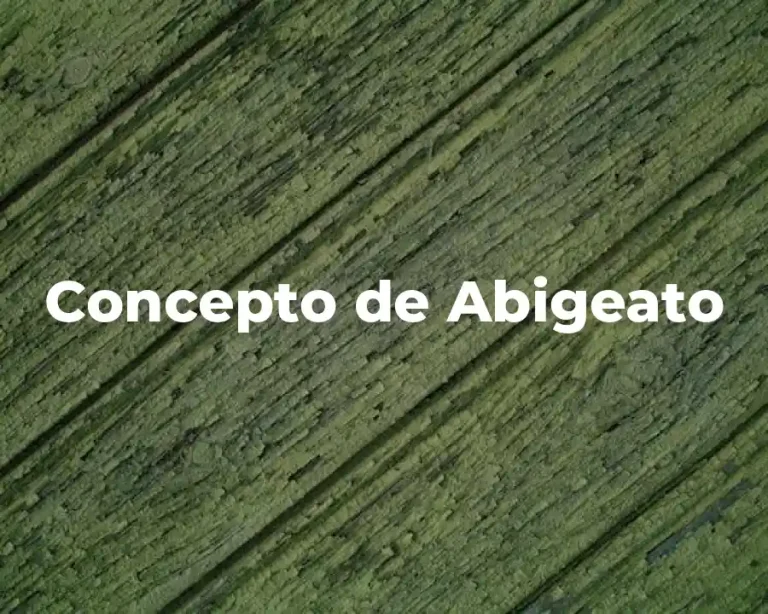 Concepto de Abigeato