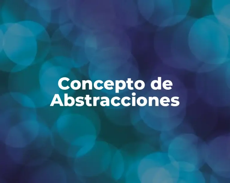 Concepto de Abstracciones