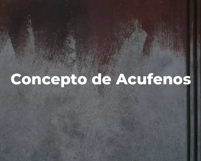 Concepto de Acufenos