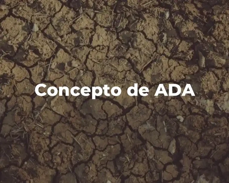 Concepto de ADA