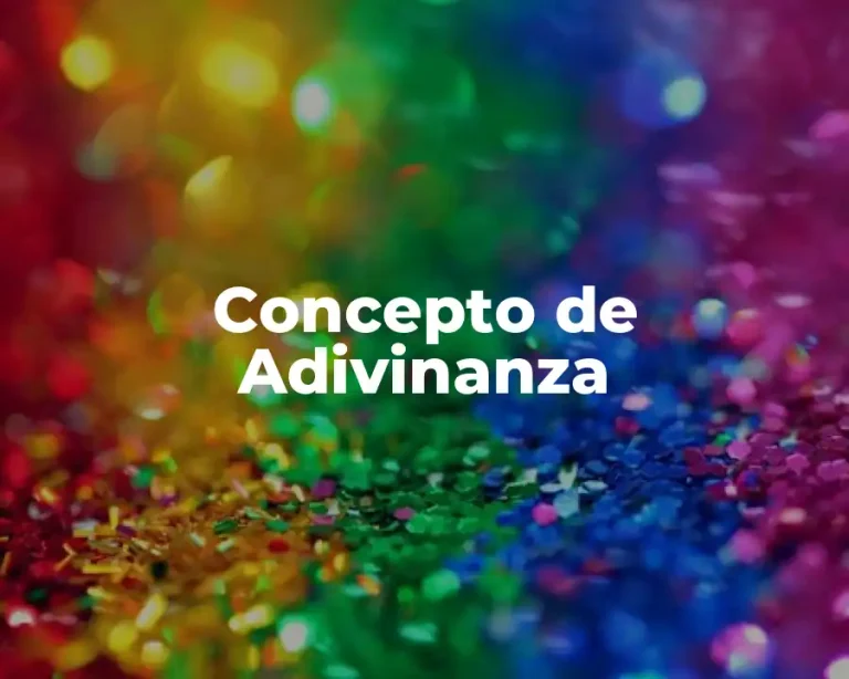 Concepto de Adivinanza