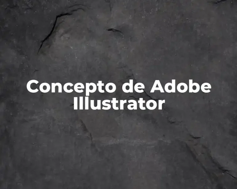 Concepto de Adobe Illustrator