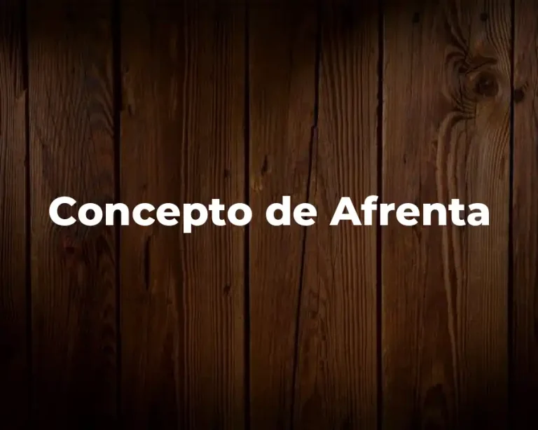 Concepto de Afrenta