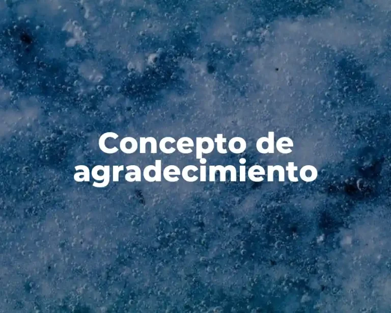 Concepto de agradecimiento