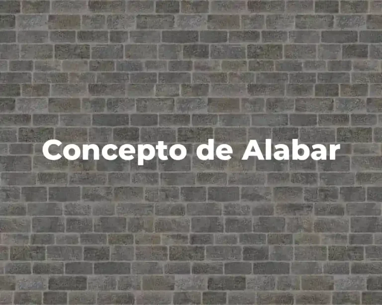 Concepto de Alabar