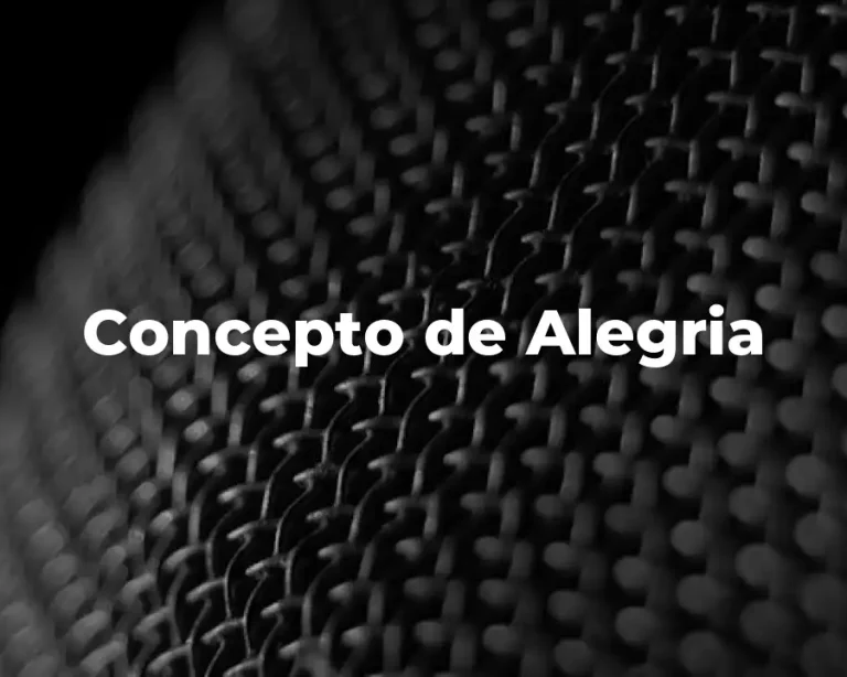 Concepto de Alegria