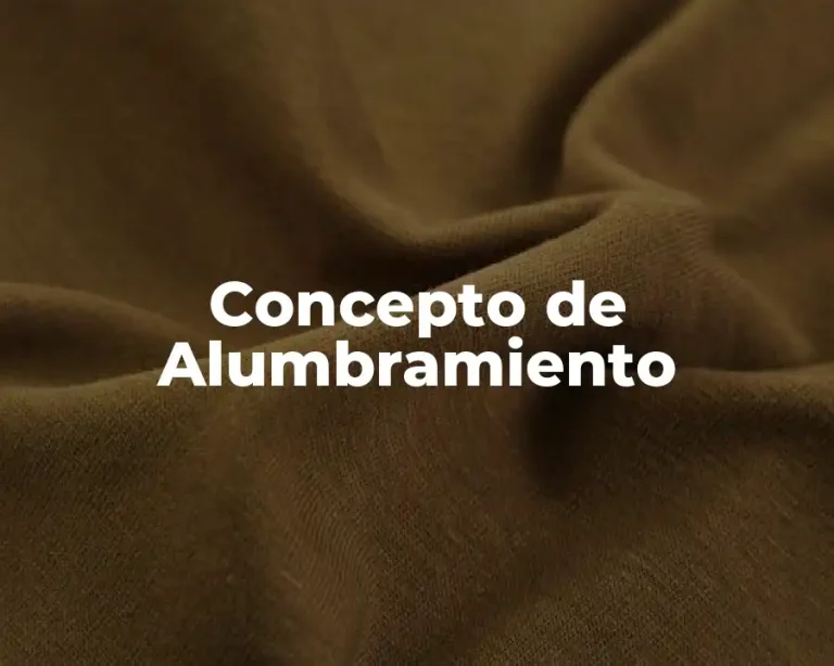 Concepto de Alumbramiento