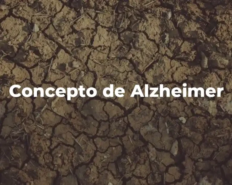 Concepto de Alzheimer