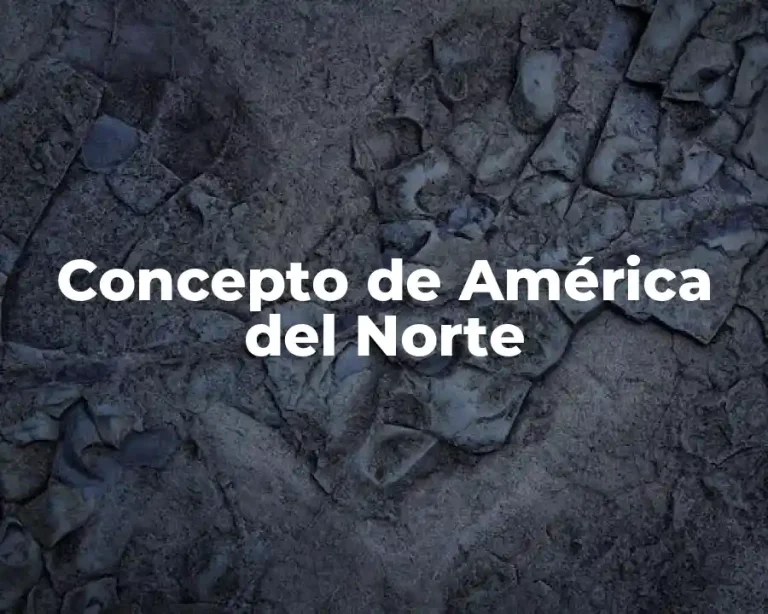 Concepto de América del Norte