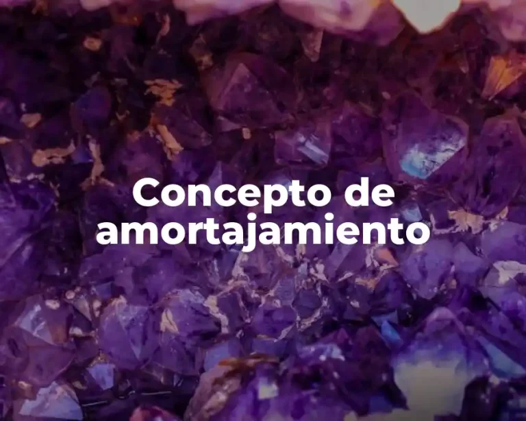 Concepto de amortajamiento