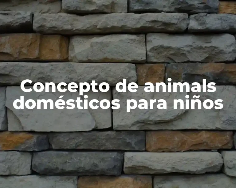 Concepto de animals domésticos para niños