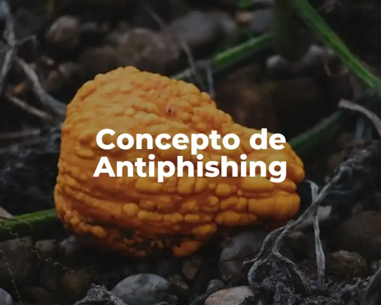 Concepto de Antiphishing