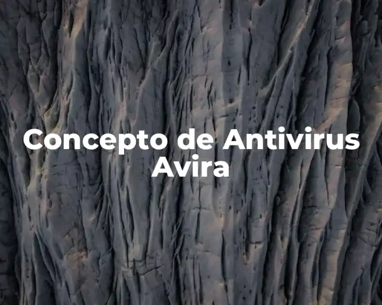 Concepto de Antivirus Avira