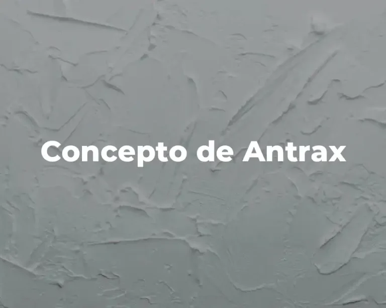 Concepto de Antrax