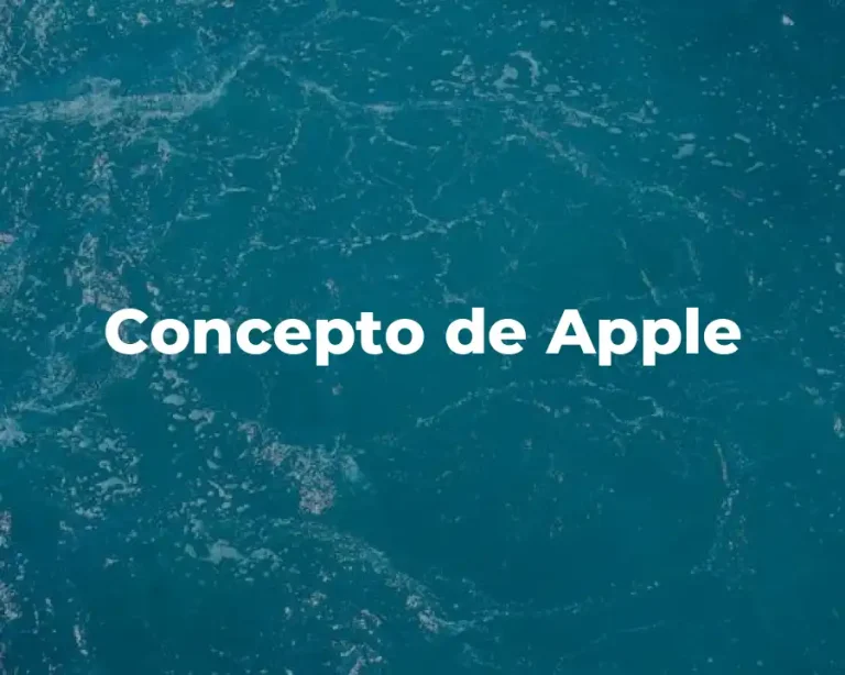 Concepto de Apple