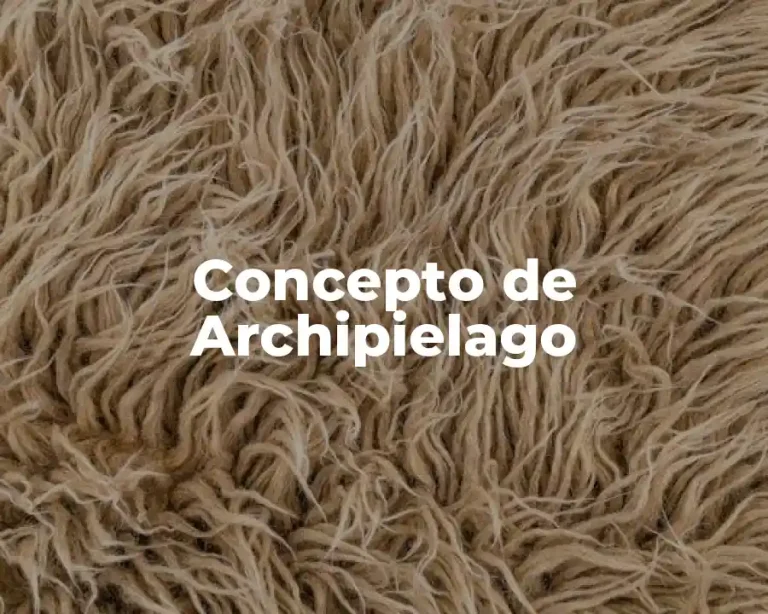 Concepto de Archipielago