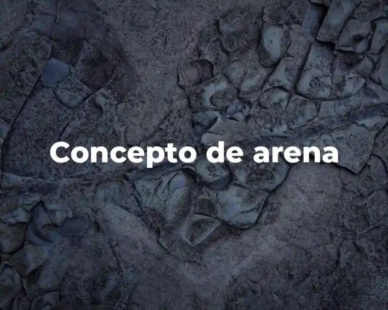 Concepto de arena