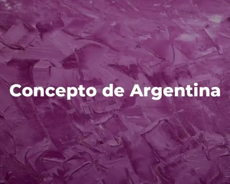 Concepto de Argentina