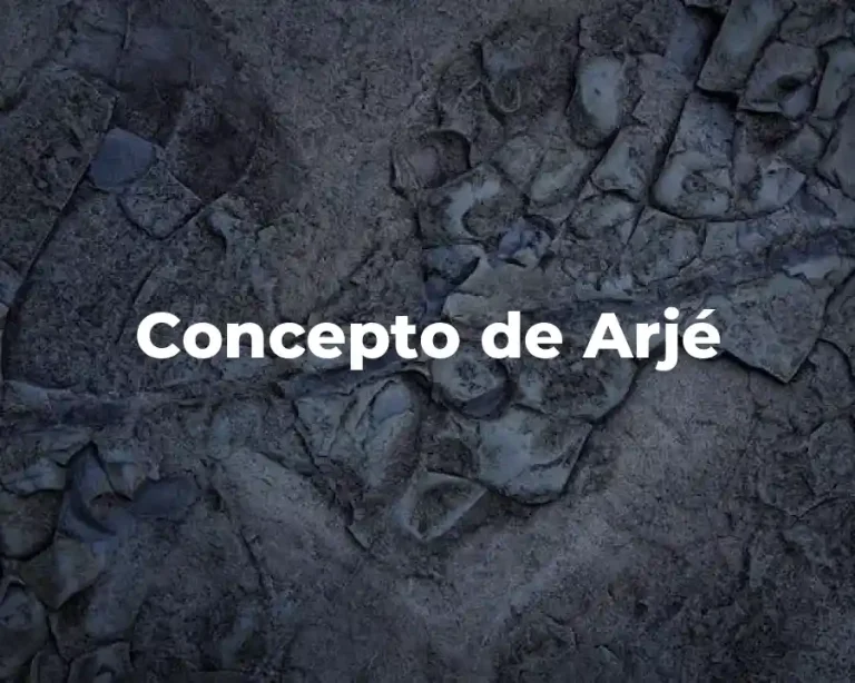 Concepto de Arjé