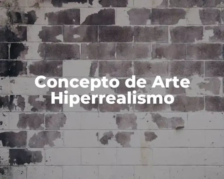 Concepto de Arte Hiperrealismo