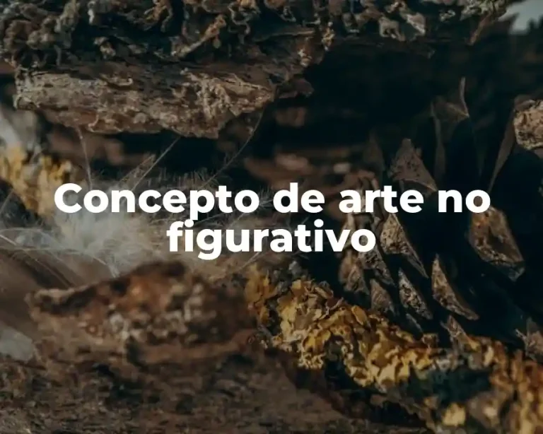 Concepto de arte no figurativo
