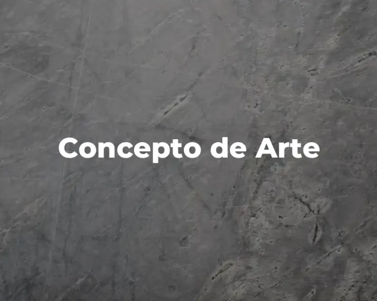 Concepto de Arte