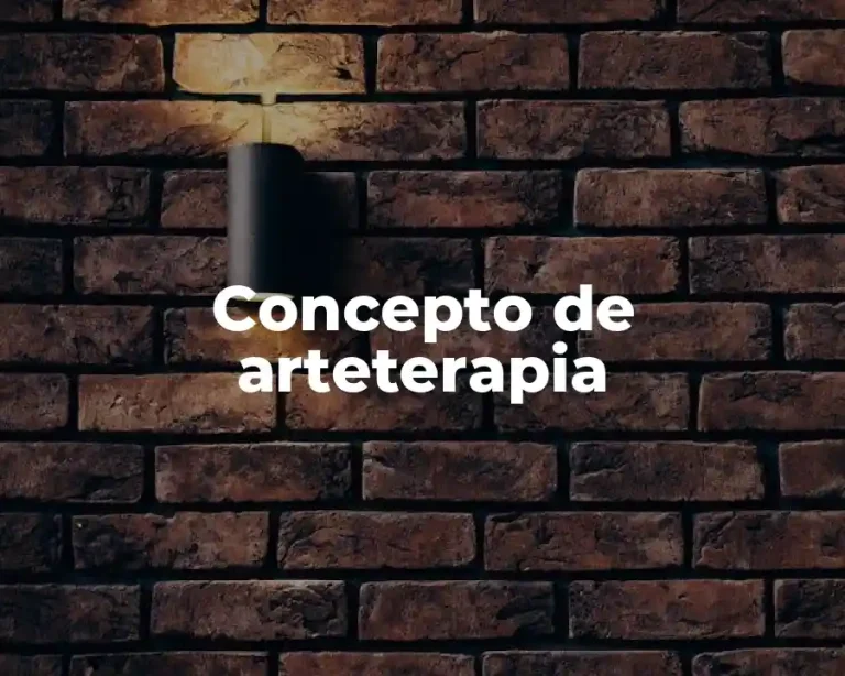 Concepto de arteterapia