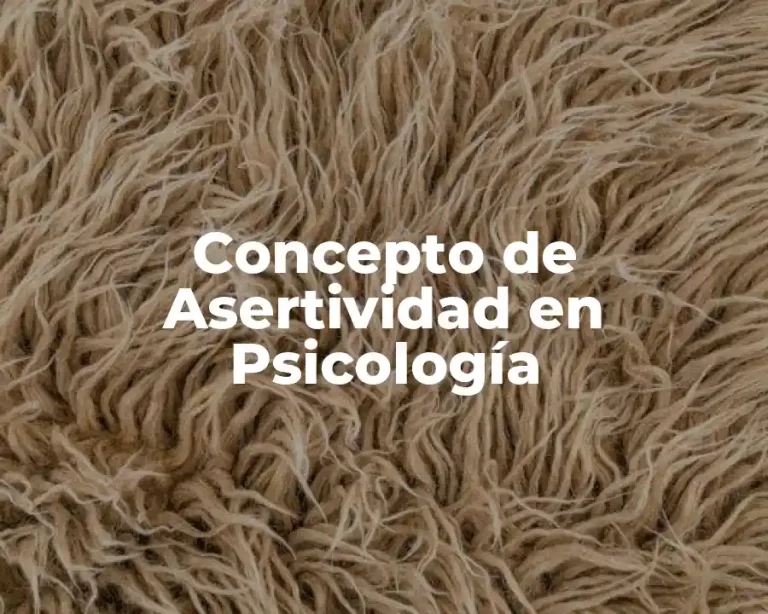 Concepto de Asertividad en Psicología