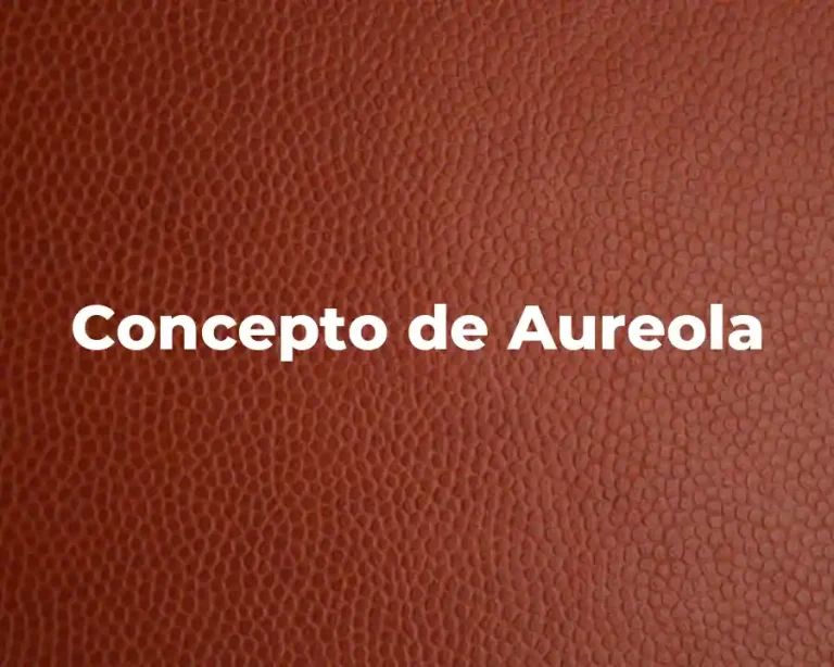 Concepto de Aureola