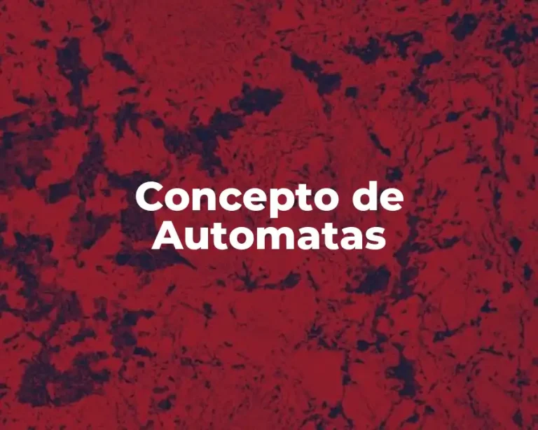 Concepto de Automatas