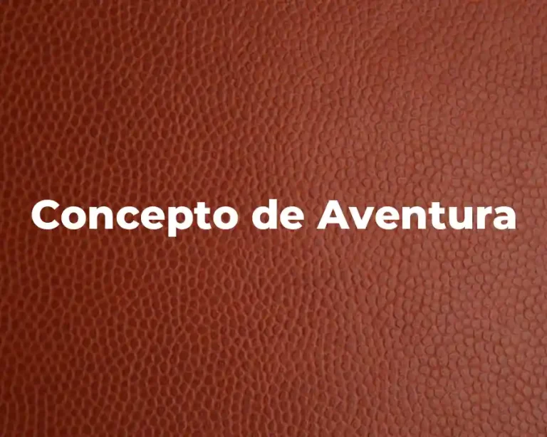 Concepto de Aventura