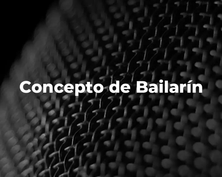 Concepto de Bailarín