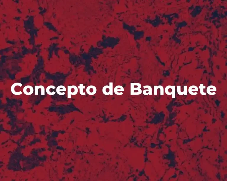 Concepto de Banquete