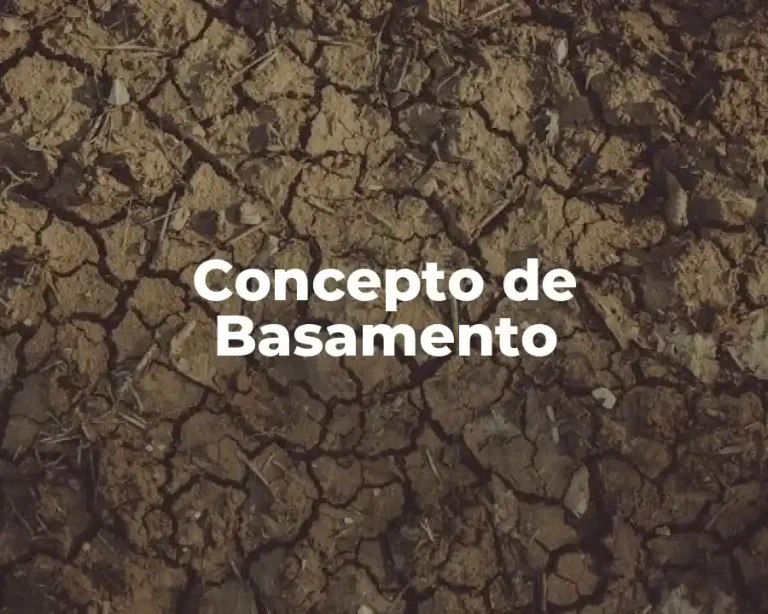 Concepto de Basamento