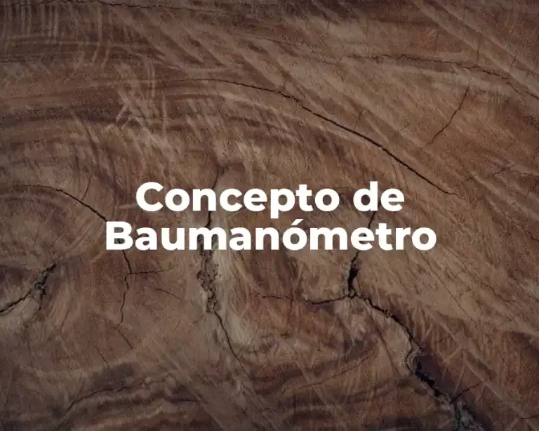 Concepto de Baumanómetro
