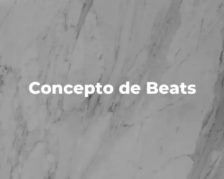 Concepto de Beats