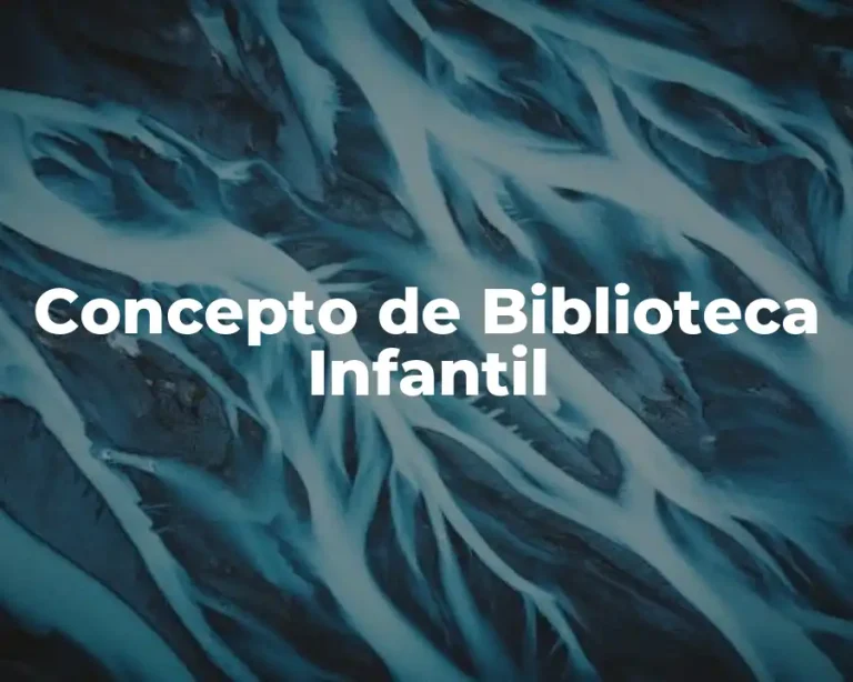 Concepto de Biblioteca Infantil
