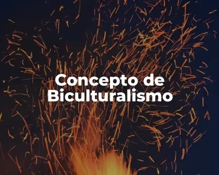 Concepto de Biculturalismo