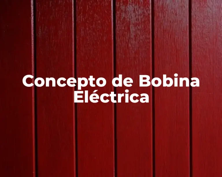 Concepto de Bobina Eléctrica