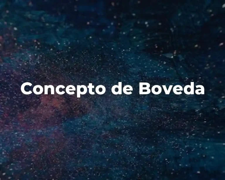 Concepto de Boveda