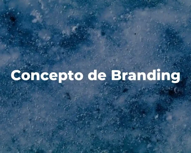 Concepto de Branding