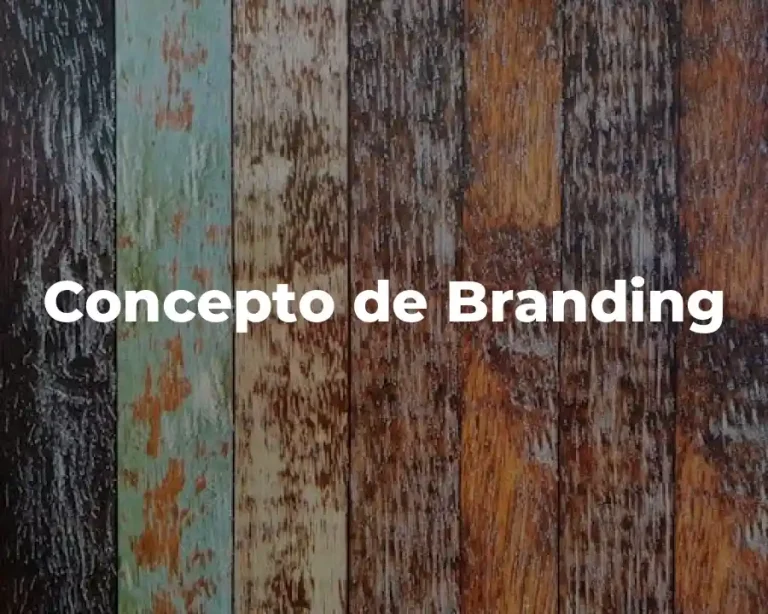 Concepto de Branding