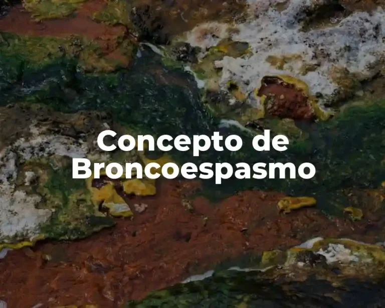 Concepto de Broncoespasmo