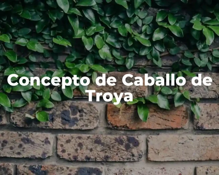 Concepto de Caballo de Troya