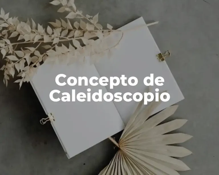 Concepto de Caleidoscopio