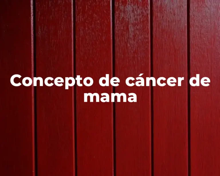 Concepto de cáncer de mama