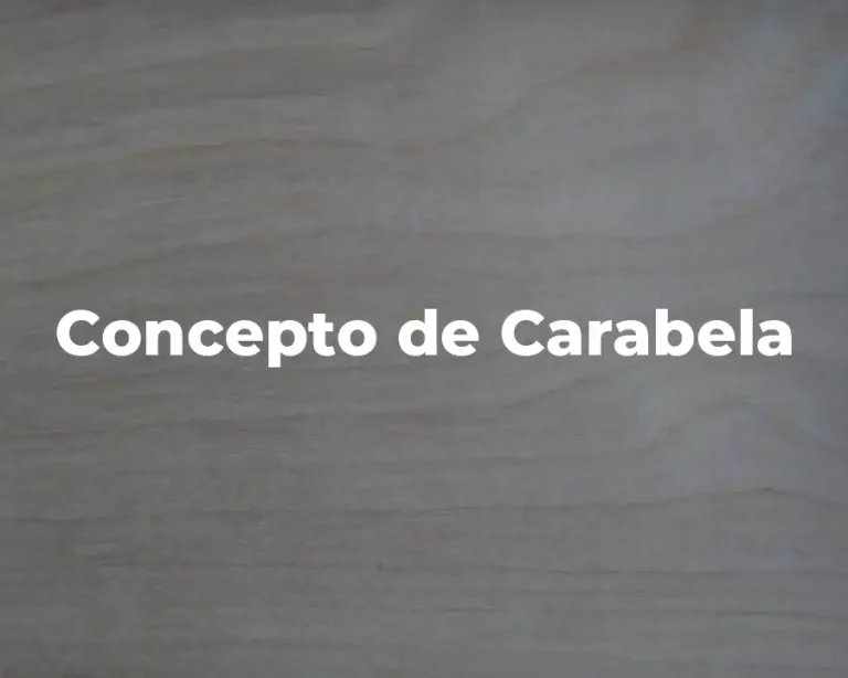 Concepto de Carabela