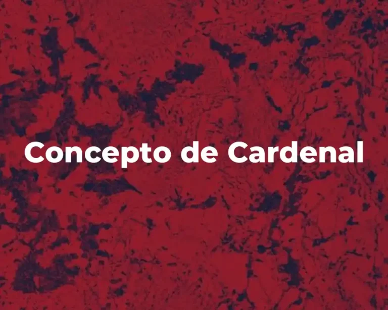 Concepto de Cardenal