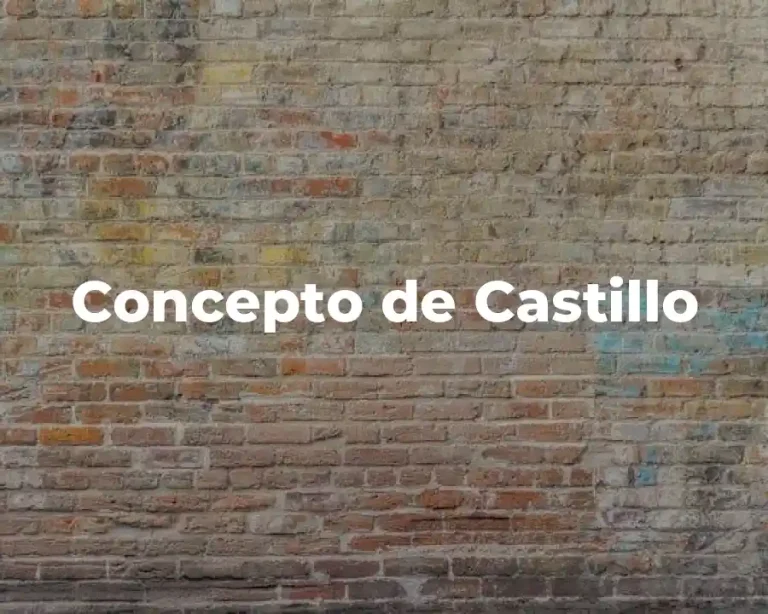 Concepto de Castillo