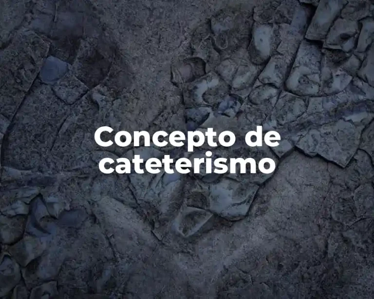 Concepto de cateterismo